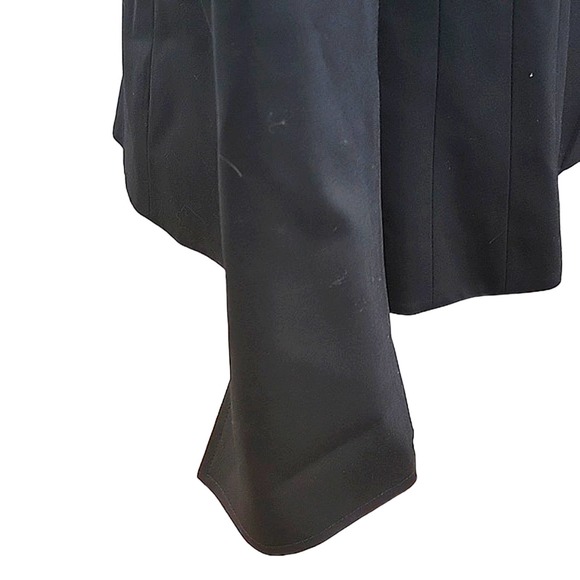 Lafayette 148 New York Stretch Virgin Wool 3-button Blazer Black Women's SZ 12 - Picture 5 of 8